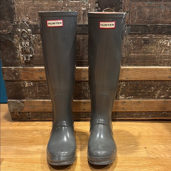 Hunter Shoes - Hunter Gray Rain Boots